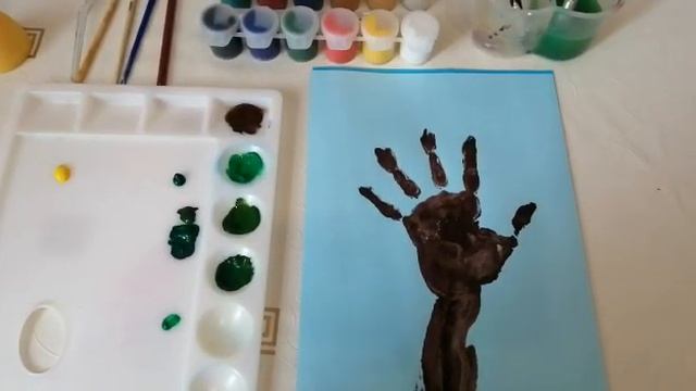 Рисование "Весеннее дерево" смотреть онлайн