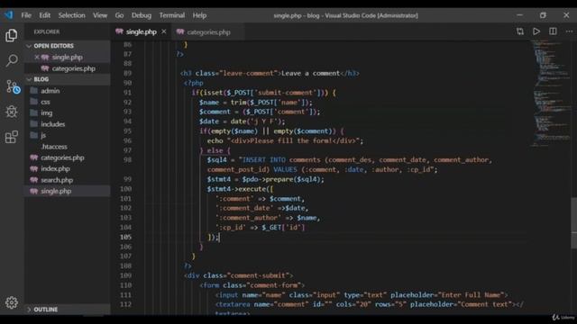 Building Dynamic Websites with PHP, PDO and MySQL (Part 2/2) смотреть онлайн