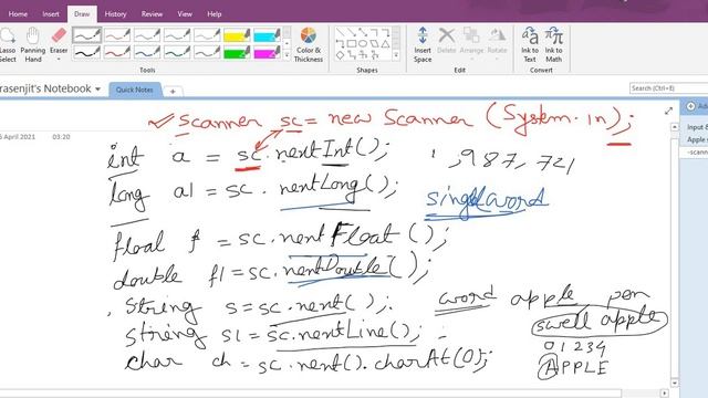 Input and Output using Scanner in Java смотреть онлайн