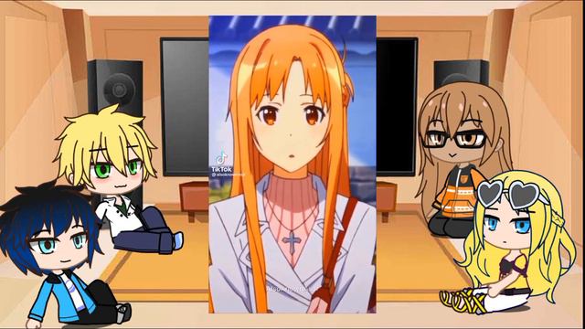 MLB React To Marinette As Asuna Yuuki||Gacha||Miraculous Ladybug||