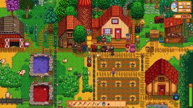 Прохождение Stardew valley 1.5 с Гайдами для новичков! Часть 18! Нехилый заработок! смотреть онлайн