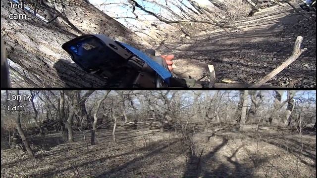 Paintball POV split screen action!! Jedi & Jonny cams game 3 D-Day training 3-15-14 смотреть онлайн