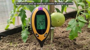 ПРИБОР для измерения ПОЧВЫ "4 в 1" / ИЗМЕРИТЕЛЬ кислотности, температуры, влажности и освещенности