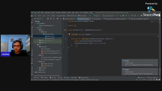 Android Study Jams Session 2 - Develop You First Android App смотреть онлайн