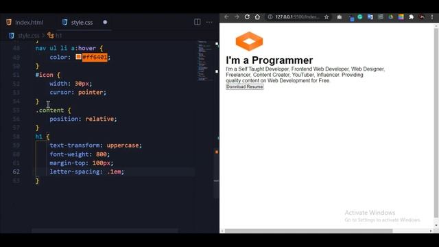 How To Make Website With Dark Theme Using HTML, CSS & JavaScript смотреть онлайн
