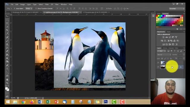 Cara Menggunakan Move Tool di Photoshop Tutorial Photoshop смотреть онлайн