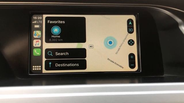 Audi A4 2008 B8 - Carplay with original Radio Concert screen. смотреть онлайн