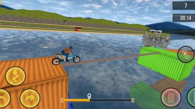 Stunt Bike Racing Tricks Master - Bike Race Games- Android GamePlay смотреть онлайн