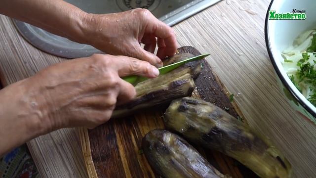 Салат из баклажанов. Оригинальные рецепты. Очень вкусно и полезно. Маринованные баклажаны. смотреть онлайн