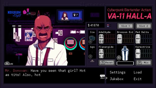 VA-11 HALL-A: Cyberpunk Bartender Action (Part 30) - Dodging Donovan! смотреть онлайн