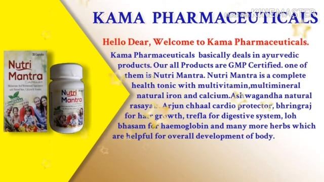 Kama Pharmaceuticals | Nutri Mantra |  Ayurvedic Products