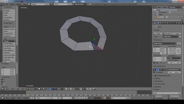 Моделирование пружины в Blender смотреть онлайн