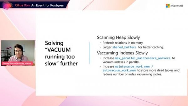 Optimizing autovacuum: PostgreSQL’s vacuum cleaner | Citus Con: An Event for Postgres 2022
