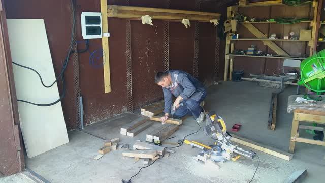 Стеллажи и стол для гаража. смотреть онлайн