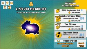 Beating Capybara clicker in 1min and 5 secs (Used AutoClicker)