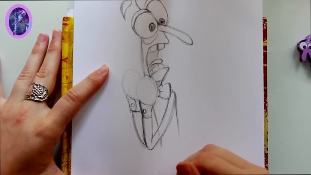 How to Draw FEAR from Pixar's Inside Out - @dramaticparrot смотреть онлайн