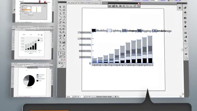 Creating Graphs in Illustrator CS5 смотреть онлайн