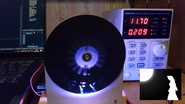 Touhou - Bad Apple! on 18-line Arduino Mechanical TV (30 FPS) смотреть онлайн