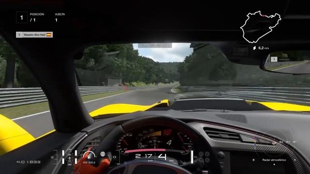Gran turismo 7 / nurburgring lap / chevrolet corvette C7 ZR-1 19‘ смотреть онлайн