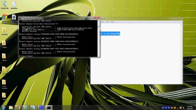 'Cmd hacks' How to find your Ip Address смотреть онлайн