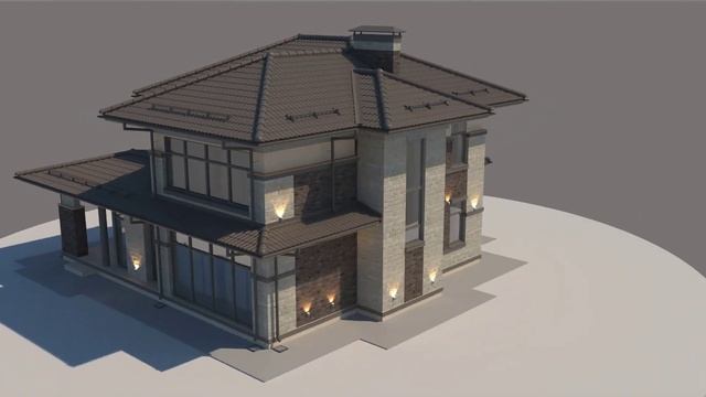 Как всегда стильный и красивый 2-х этажный дом в стиле РАЙТа. Тип 2. ССЫЛКА на проект в описании смотреть онлайн