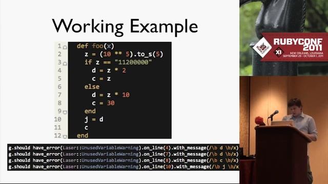 Laser: Static Analysis for Ruby, in Ruby by Michael Edgar смотреть онлайн