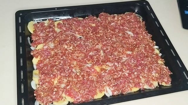 Мясо по-французски/ Французша ет/ Фарш и картошка в духовке/Ең оңай тамақ/Блюда из фарша/Рецепт смотреть онлайн