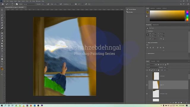 #SpeedArt Speed Art | Relaxing View | Adobe Photoshop 2021 смотреть онлайн