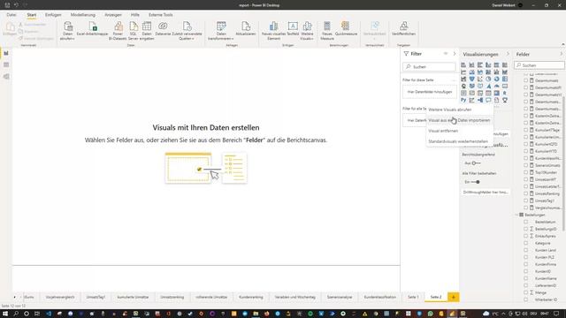 Dynamische Visualisierungen in Power BI Desktop erstellen Tutorial смотреть онлайн