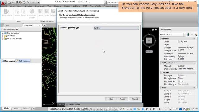 Polylines Z in SHP - Different approachs (AutoCAD) - Spatial Manager™ Blog смотреть онлайн