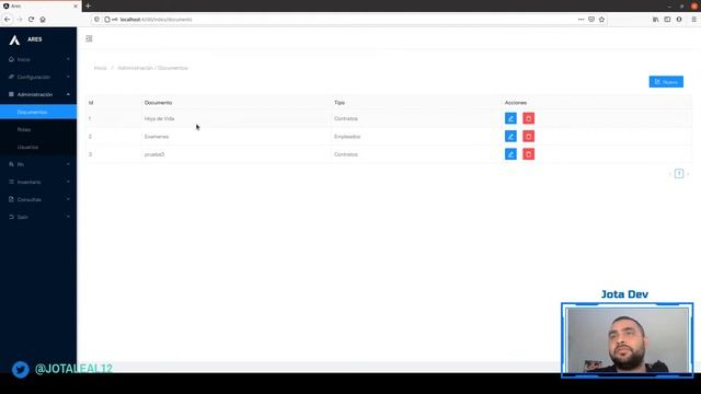 Sistema de inventario con Angular смотреть онлайн
