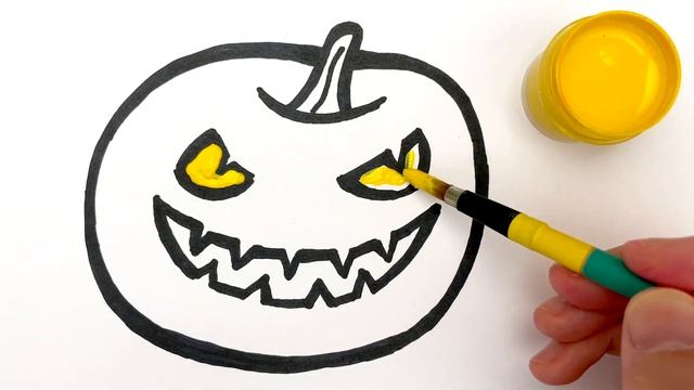 Bolalar uchun Halowin rasm chizish/Drawing Halloween for children/Рисование Хэллоуин для детей смотреть онлайн