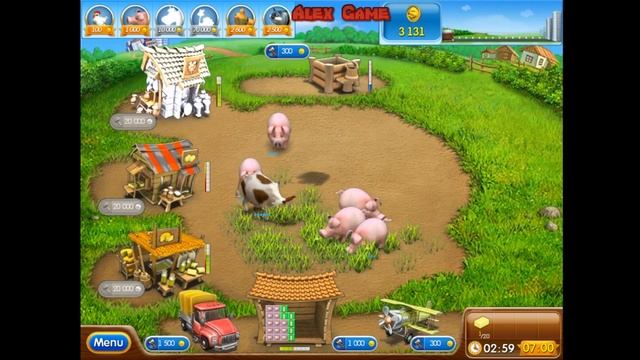Farm frenzy 2 only GOLD (level 66) Cheese street 1 Веселая ферма 2 Сырная 1 (уровень 66) Золото смотреть онлайн