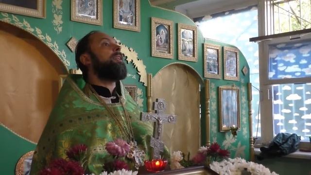 Проповедь в престольный праздник храма прп.  Иова Почаевского 10.09.2018