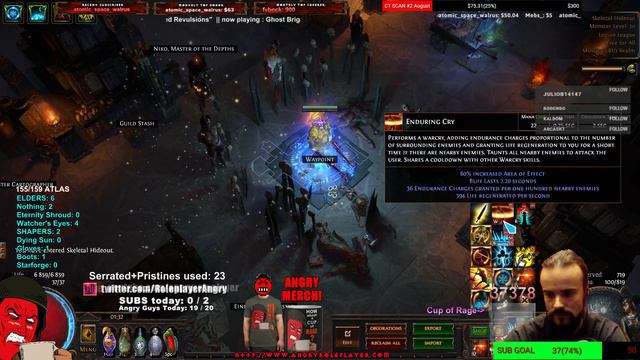 ICE CRASH BERSERKER UBER ELDER KILL Demo Path Of Exile Build