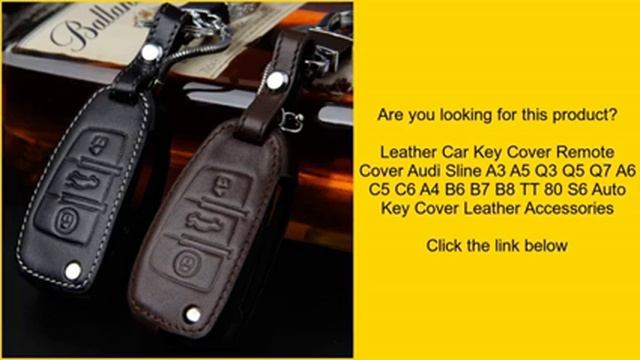 Leather Car Key Cover Remote Cover Audi Sline A3 A5 Q3 Q5 Q7 A6 C5 C6 A4 B6 B7 B8 TT 80 S6 смотреть онлайн