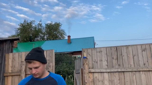 Убираем огород. Ездили к родителям . смотреть онлайн