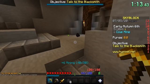 So I Played in a Skyblock Speedrun Competition... смотреть онлайн