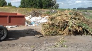 Мини Т   16 и непредвиденная работа. Минитрактор с мотоблока.