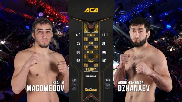Ибрагим Магомедов vs. Абдул-Рахман Джанаев | Ibragim Magomedov vs. Abdul-Rahman Dzhanaev | ACA 100