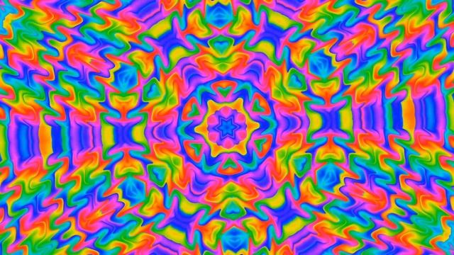 Psychedelic Rainbow Animations, Groovy Music (Epilepsy/Motion Sickness Warning) смотреть онлайн