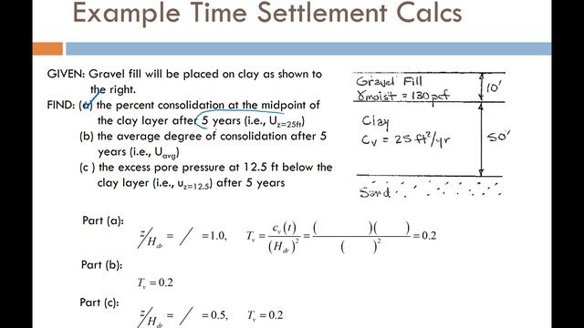 CEEN 341 - Lecture 17 - Time Rate of Settlement смотреть онлайн