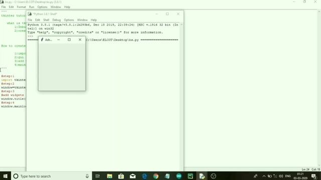 Tutorial about Tkinter for Beginners Part -1 | Python In Tamil (PIT) | смотреть онлайн