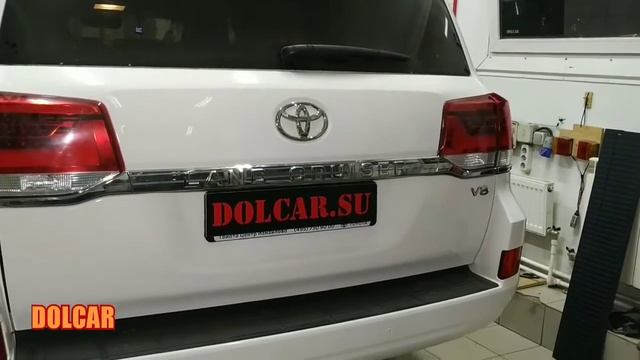 Установка электропривода крышки багажника Тойота Лэнд Крузер 200 / Toyota Land Cruiser 200 смотреть онлайн