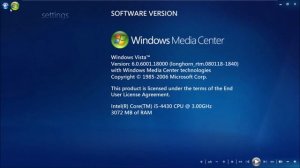 Windows Vista's Windows Media Center