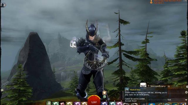 Alesahna GW2 Harp - The Dragonborn Comes from TES: Skyrim смотреть онлайн