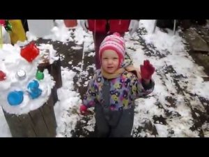 Лепим снеговиков строим брудер