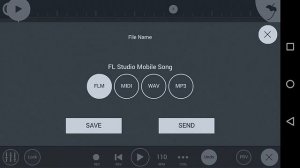 КАК СОХРАНИТЬ ПРОЕКТ В FL STUDIO MOBILE