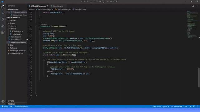 UnityPhpTutorial смотреть онлайн