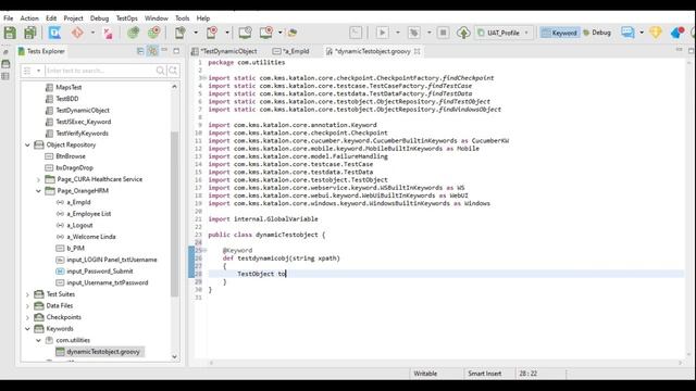 Katalon Studio - Web Testing - Handling Dynamic Objects - 2 смотреть онлайн